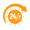 24/7 Live Chat Support