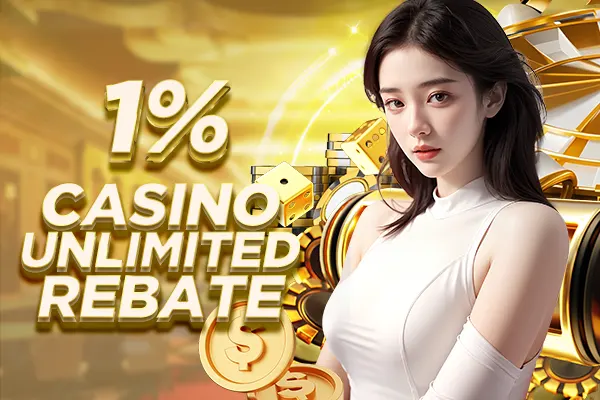 1% LIVE CASINO Unlimited REBATE