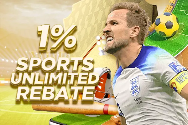 1% SPORTBOOK Unlimited REBATE